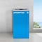 Alpine Industries 87 Gal. 3-Stream Steel Blue Cans & Bottles, Green Compost, and Black Commercial Trash Can Station ALP4450-BLK-KIT29 - alternate 7